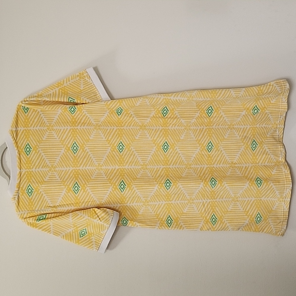 Stan Herman  Coastal Mosaic Ripples Zip Lounge/ Robe Dress Sunshine Size Small - Picture 10 of 16
